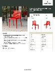 Lancaster Table & Seating 427RIOSIDERD Specsheet Lancaster Table & Seating 427RIOSIDERD Specsheet