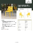 Lancaster Table & Seating 427RIOSIDEYL Specsheet Lancaster Table & Seating 427RIOSIDEYL Specsheet
