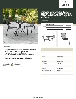 Lancaster Table & Seating 427SM3030B2S Specsheet