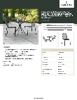 Lancaster Table & Seating 427SM30RDB2S Specsheet