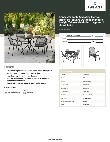 Lancaster Table & Seating 427SM3636B4A Specsheet