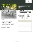 Lancaster Table & Seating 427SM3636G4S Specsheet