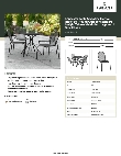 Lancaster Table & Seating 427SM36RDB4S Specsheet