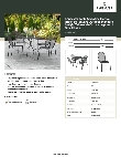 Lancaster Table & Seating 427SO3636B4S Specsheet
