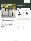Lancaster Table & Seating 427SOLARMBK Specsheet