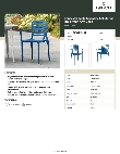Lancaster Table & Seating 427SOLARMBL Specsheet