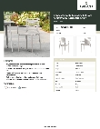 Lancaster Table & Seating 427SOLARMCH Specsheet
