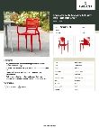 Lancaster Table & Seating 427SOLARMRD Specsheet