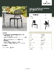 Lancaster Table & Seating 427SOLSIDEBK Specsheet