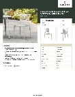Lancaster Table & Seating 427SOLSIDECH Specsheet