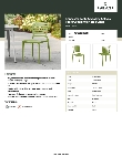 Lancaster Table & Seating 427SOLSIDEGN Specsheet