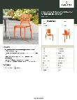 Lancaster Table & Seating 427SOLSIDEOG Specsheet Lancaster Table & Seating 427SOLSIDEOG Specsheet