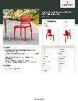 Lancaster Table & Seating 427SOLSIDERD Specsheet