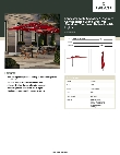 Lancaster Table & Seating 427UC10LITRD Specsheet