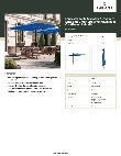 Lancaster Table & Seating 427UC10SILCB Specsheet