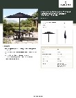 Lancaster Table & Seating 427UMARB09NV Specsheet