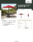 Lancaster Table & Seating 427UMARB09RD Specsheet