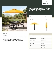 Lancaster Table & Seating 427UMARB09YL Specsheet