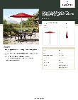 Lancaster Table & Seating 427UMARS75RD Specsheet