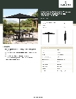 Lancaster Table & Seating 427UMASB09BK Specsheet Lancaster Table & Seating 427UMASB09BK Specsheet
