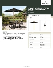 Lancaster Table & Seating 427UMBRW09BK Specsheet