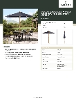 Lancaster Table & Seating 427UMBRW09IB Specsheet