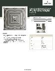 Lancaster Table & Seating 427UMCAS09BW Specsheet