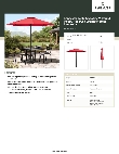Lancaster Table & Seating 427UMSRB09SB Specsheet