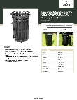 Lancaster Table & Seating 475STL45RCBKDR Specsheet