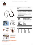 LANYARD CARABINER AND LOOP - 15LBS - BLACK SPEC SHEET