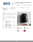 Lavex Janitorial 158LAVHD28BK Specsheet