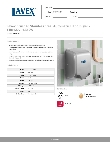 Lavex 158LAVHDSSS Specsheet