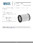 Lavex 158LAVVHDFILT Specsheet