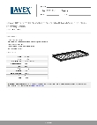 Lavex 257B1836Z4WBS Specsheet Lavex 257B1836Z4WBS Specsheet
