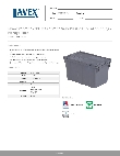 Lavex 47552726011GY Specsheet