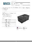 Lavex 4755897157BK Specsheet
