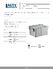 Lavex 4755899905GY Specsheet