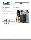 Lavex 475SQ50BK Specsheet
