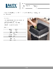 Lavex 475SQLD25BK Specsheet