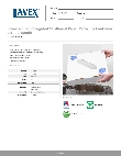 Lavex 485CTLWHTP Specsheet Lavex 485CTLWHTP Specsheet
