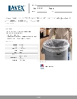 Lavex Janitorial 502386022CL Specsheet
