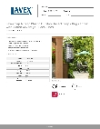 Lavex 605BZ150WOUT Specsheet