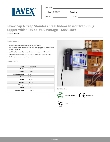 Lavex 605BZ26W Specsheet Lavex 605BZ26W Specsheet
