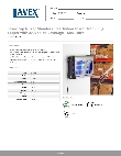 Lavex 605BZ30W Specsheet Lavex 605BZ30W Specsheet