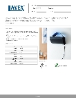 Lavex 605WS18B Specsheet Lavex 605WS18B Specsheet