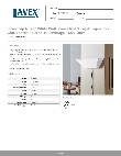 Lavex 605WS30WDWH Specsheet Lavex 605WS30WDWH Specsheet