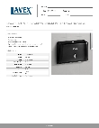 Lavex 66ALMPTDBLK Specsheet Lavex 66ALMPTDBLK Specsheet