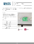 Lavex 6952SGCBO Specsheet