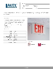 Lavex 6952SREXIT Specsheet