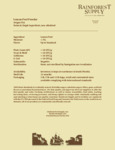 Lemon Peel Powder Specifications